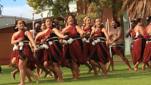 New Zealand haka dance is also found in Australia. It looks intimidating and impressive!