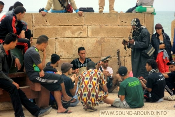 In Essaouira festival is held ethno-music Gnaoua each year